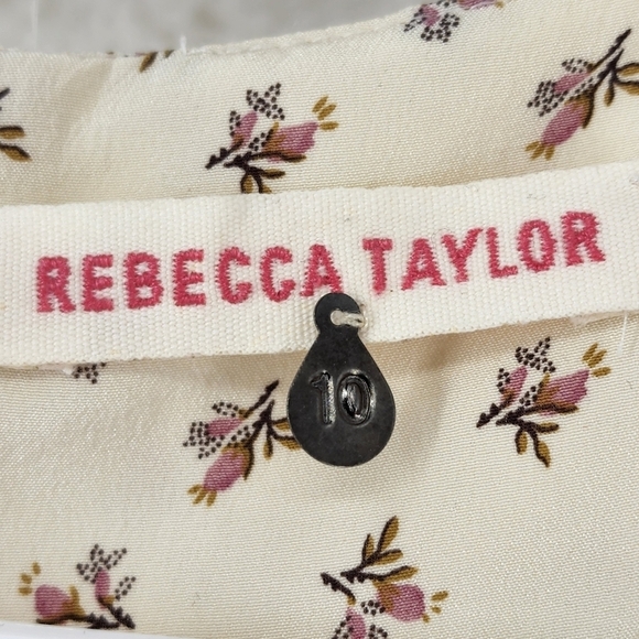 Rebecca Taylor Women's Skirt Attached Ruffled Mini Dress - 10 - Picture 5 of 8